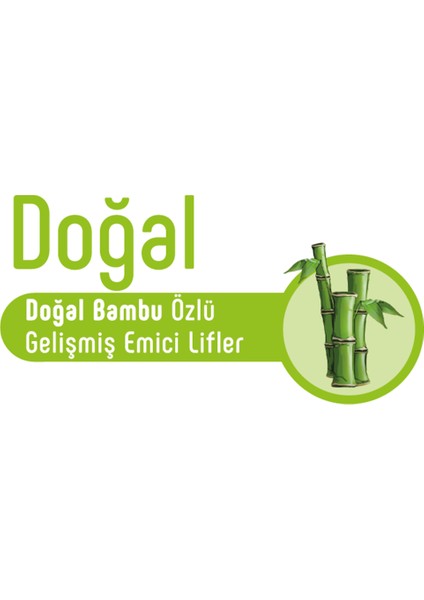 Natural Yenidoğan Islak Pamuklu Havlu 24 x 40'lı