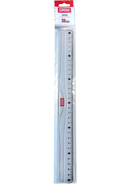 8306 Plastik Şeffaf Cetvel 30 cm