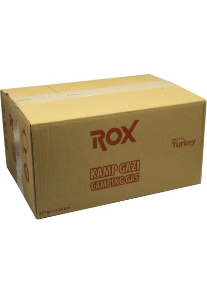 Rox Kamp Ocak Gazı Valfli Kartuş 227GR - 24 Adet