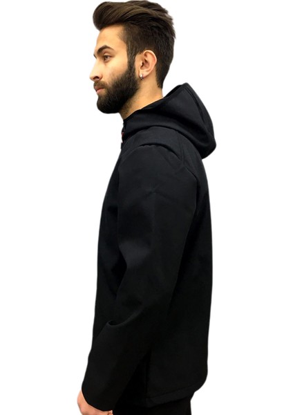 Softshell Mont Erkek Siyah BAV160 Bbb
