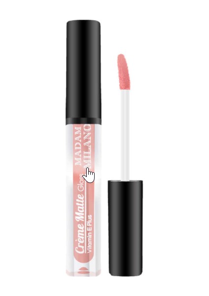Creme Matte Gloss Sıvı Ruj Tekli 01