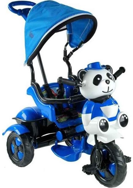 Baby Hope Babyhope 127 Little Panda Ebeveyn Kontrollü Tenteli Müzikli Tricycle Üç Teker Bisiklet