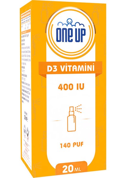 D3 Vitamini 400 Iu 20 ml Sprey & Damla