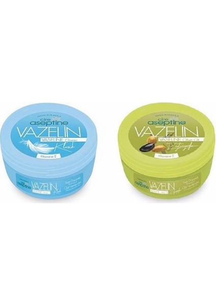 Vazelin 150 ml Klasik + Vazelin 150 ml Zeytinyağlı