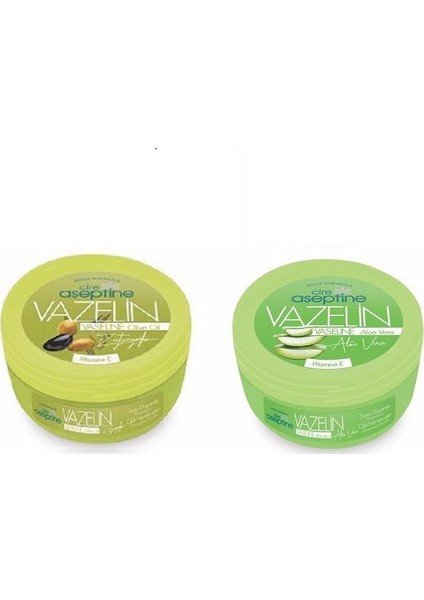 Vazelin 150 ml Zeytinyağlı + Vazelin 150 ml Aloe Vera
