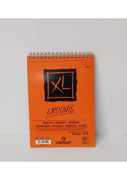 A5 Xl Croquis Sketch Eskiz Defter 14,8 x 21 cm