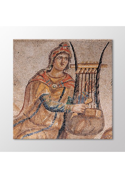 Orpheus Playing Lyre Tablo