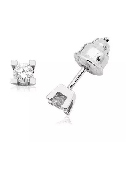 Tektaş Pırlantalı Küpe 0,29 Ct