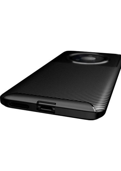 Casestreet Huawei Mate 40 Pro Kılıf Negro Karbon Dizayn+Full Ekran Koruyucu Lacivert fiyatları