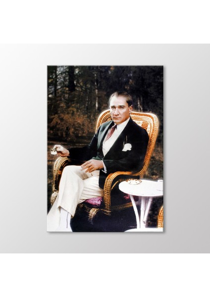 Atatürk Kahve Içerken Tablo