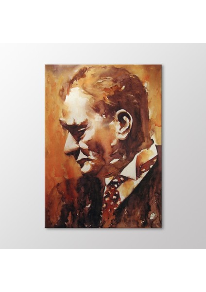 Sulu Boya Atatürk Tablo