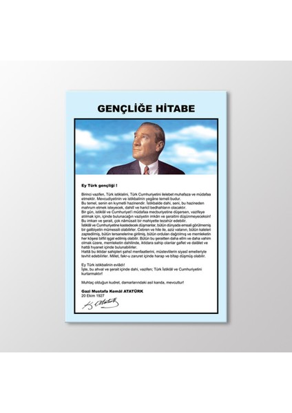 Gençliğe Hitabe Tablo