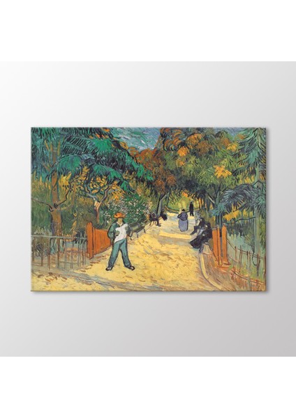 Entrance To Public Garden In Arles Tablo