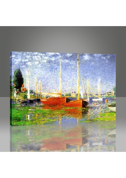 Argenteuil' De Kayıklar Tablo modelleri