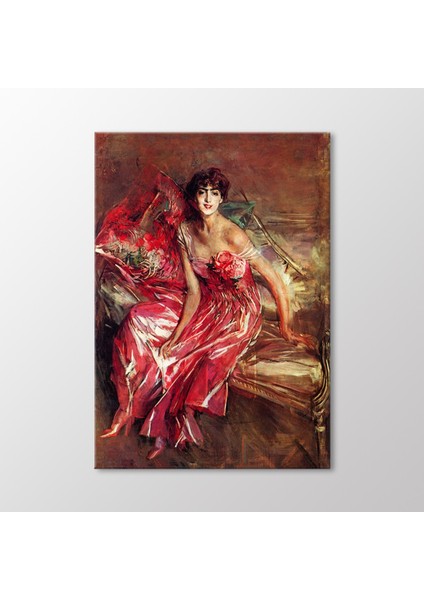 Die Dame In Rot Tablo