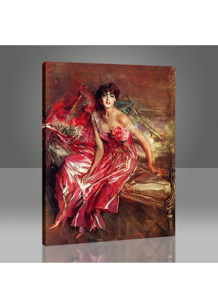 Die Dame In Rot Tablo