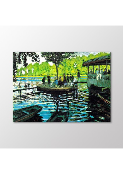 La Grenouillere, 1869 Tablo