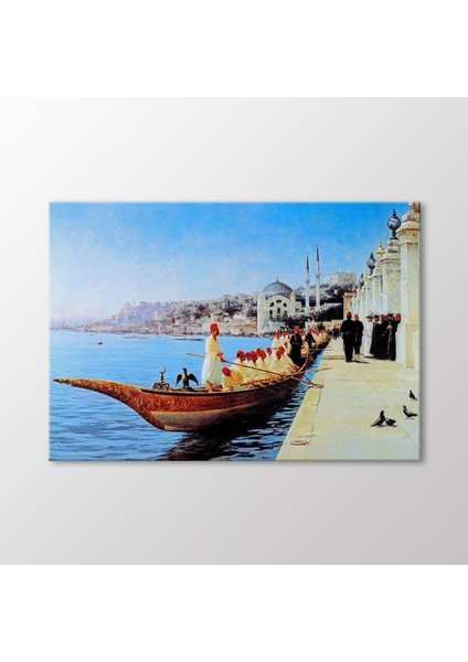 Dolmabahçe Sarayı Rıhtımında Kayzer Wilhelm Tablo