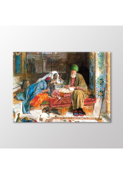 Kahire'de Arap Yazıcı 1852 Tablo