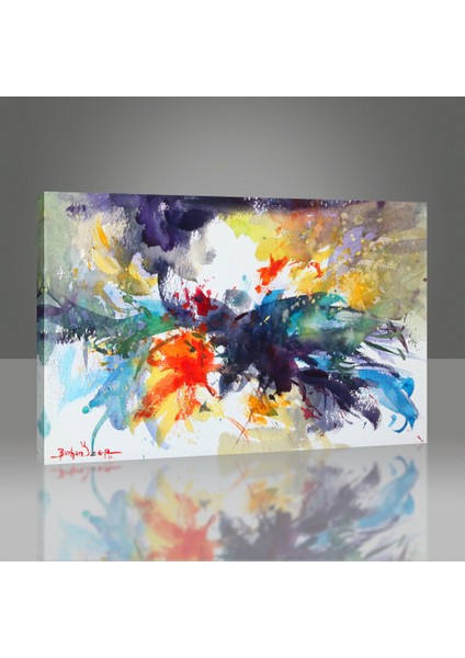 Suluboya Soyut Kompozisyon Tablo modelleri