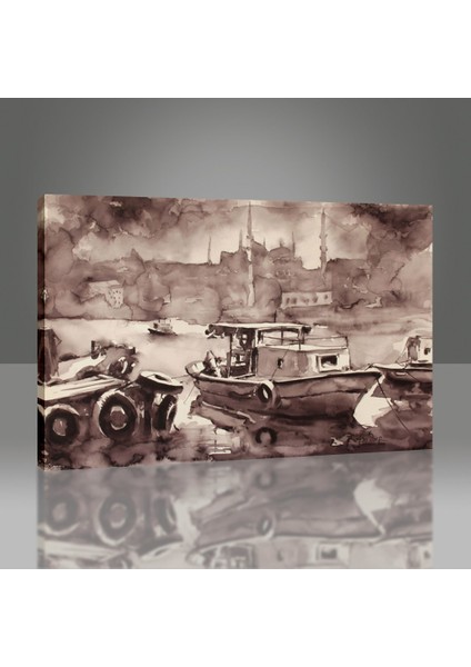 Suluboya Tekneler ve Istanbul Tablo