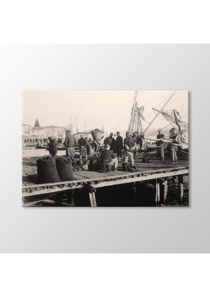 Beşiktaş Firewood Pier, 1890 Tablo