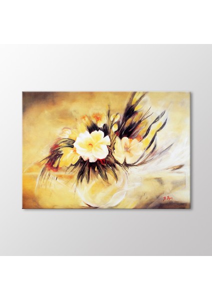 Soyut Çiçekler Tablo