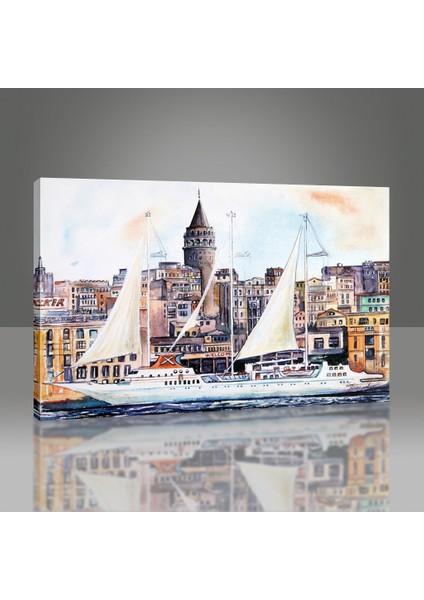 Suluboya, Galata Kulesi Tablo modelleri