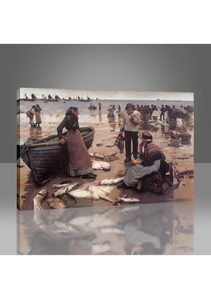 Fish Sale On Beach Tablo