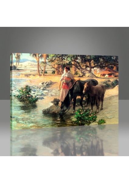 Atlara Su Veren Kadın 1921 Tablo modelleri