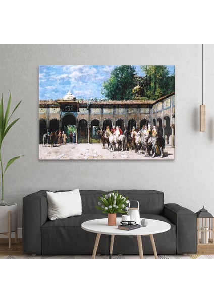 Cavalieri Circassi Che Aspettano Il Loro Capo Tablo fiyatları