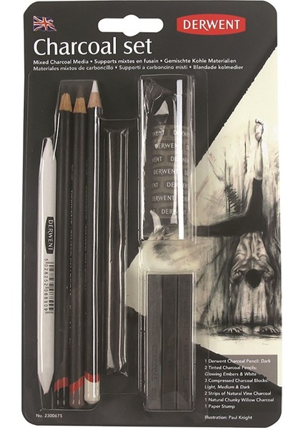 : Charcoal Pencil : Füzen Kalem Seti
