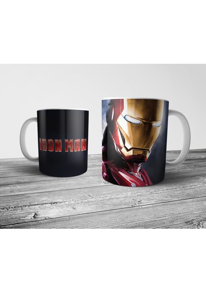 Iron Man / Demir Adam Kupa Bardak Model 3