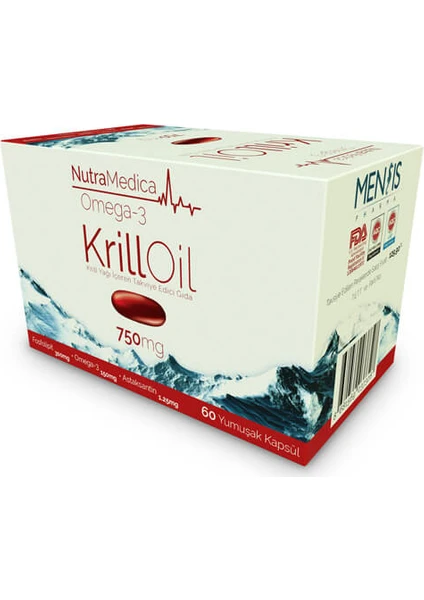 Krill Oil Omega 3 750 Mg 60 Kapsül