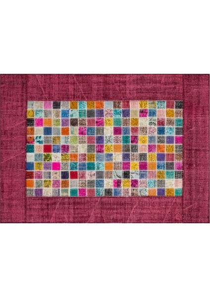 Patchwork Sbt Mozaık Red 170X240CM 4.08M2 Patchwork Halı