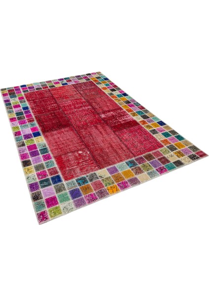 Patchwork Sbt Red Mozaık 170X240CM 4.08M2 Patchwork Halı