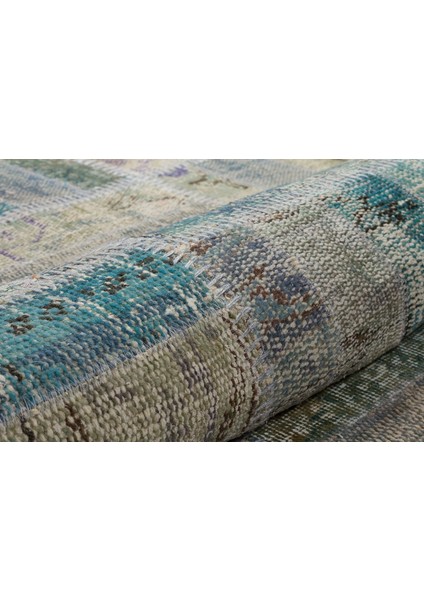 Patchwork Sbt Rod Lıght Blue 180X350CM 6.30M2 Patchwork Halı