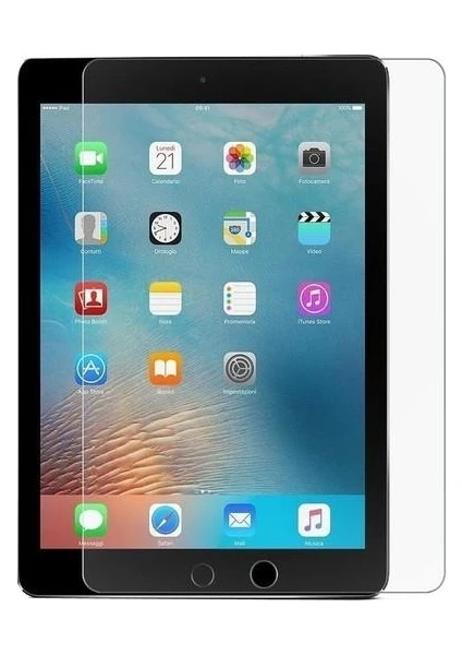 Apple iPad 9.7" 2018 Nano Kırılmaz Cam Esnek Ekran Koruyucu Şeffaf