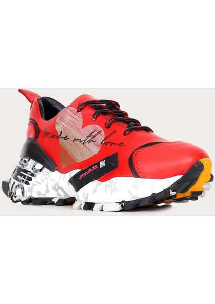 B22C12 Kırmızı Kadın Spor Ayakkabı fiyatları