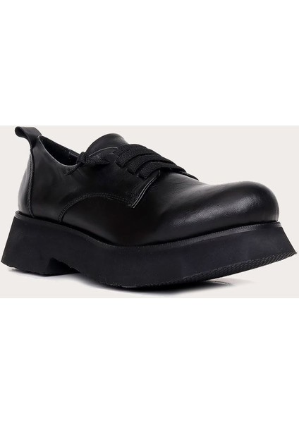 Deri Siyah Kadın Düz Ayakkabı fiyatları