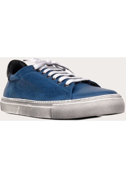 Deri Mavi Erkek Spor Ayakkabı fiyatları