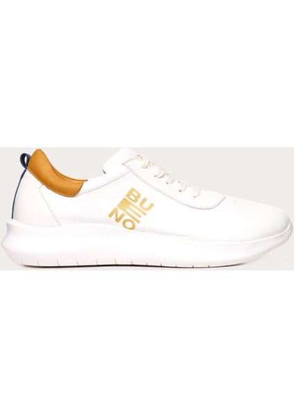 Deri Sarı Erkek Spor Ayakkabı