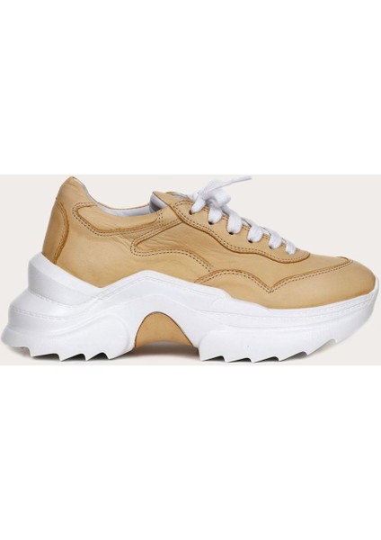 Deri Vizon Kadın Spor Ayakkabı