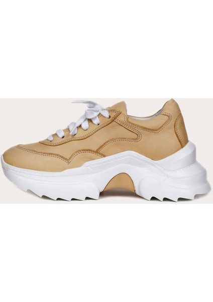 Deri Vizon Kadın Spor Ayakkabı modelleri