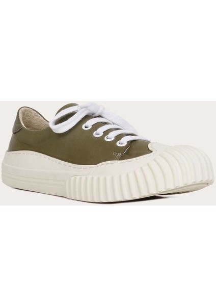 Deri Yeşil Kadın Spor Ayakkabı fiyatları