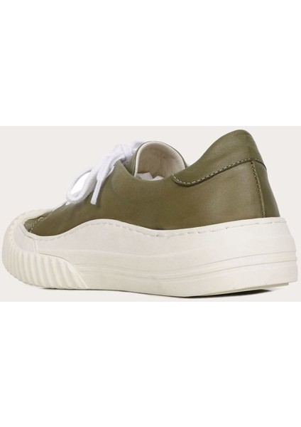 Deri Yeşil Kadın Spor Ayakkabı fırsatları