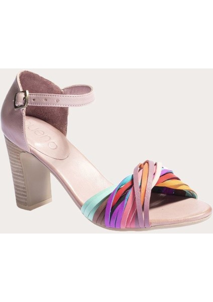 Deri Multi Kadın Topuklu Sandalet fiyatları
