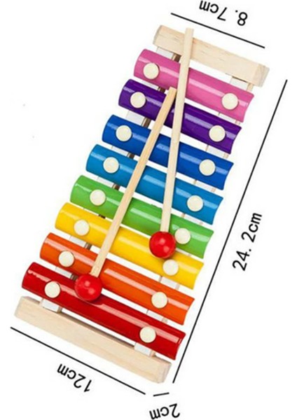 Ayas Eğitici Oyuncak 4'in 1 Set Eğitici Ahşap Oyuncaklar Selefon Geometrik Saat Montessori Şekiller Sayılar Puzzle Bultak