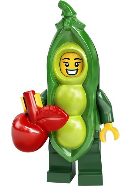 Minifigür Seri 20 - 71027 - 3 Peapod Costume Girl (Kapalı Paket 1 Adet Minifigür)