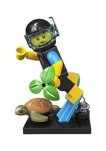 Minifigür Seri 20 - 71027 - 12 Sea Rescuer (Kapalı Paket 1 Adet Minifigür)